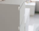 FORTE Kommode EDMORE Weiß 5 Schubladen Sideboard Bild 3