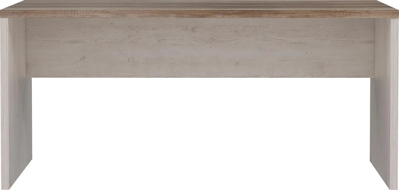 FORTE Schreibtisch Duro Landhausstil Pinie Weiß Eiche Antik