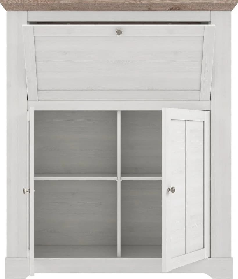 FORTE Barschrank Iloppa Schnee Eiche Nelson Eiche - Bild 5
