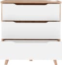 FORTE Schubkastenkommode Vankka Weiß Eiche Modern Bild 5