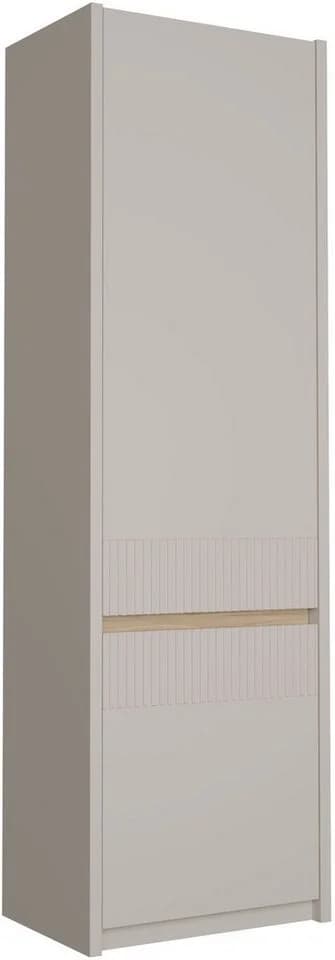FORTE Drehtürenschrank Oak Squere Mauvella Eiche - Bild 3