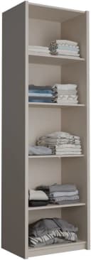 FORTE Drehtürenschrank Oak Squere Mauvella Eiche Bild 4