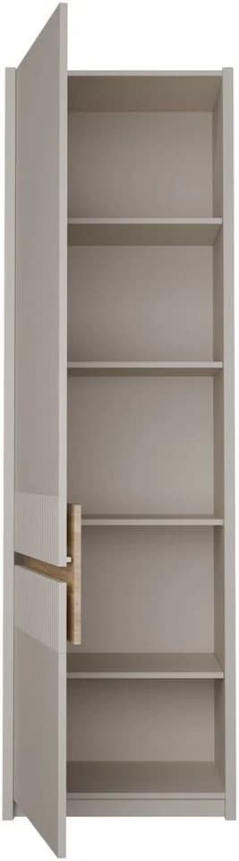FORTE Drehtürenschrank Oak Squere Mauvella Eiche - Bild 5