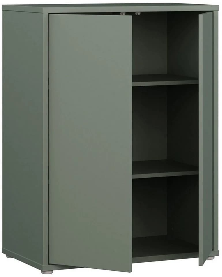 FORTE Kommode Alice Springs Salbei Grifflose Drehtüren - Bild 4
