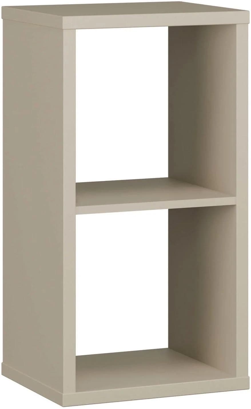 FORTE Standregal Mauro Taupe 2 Fächer Holzwerkstoff