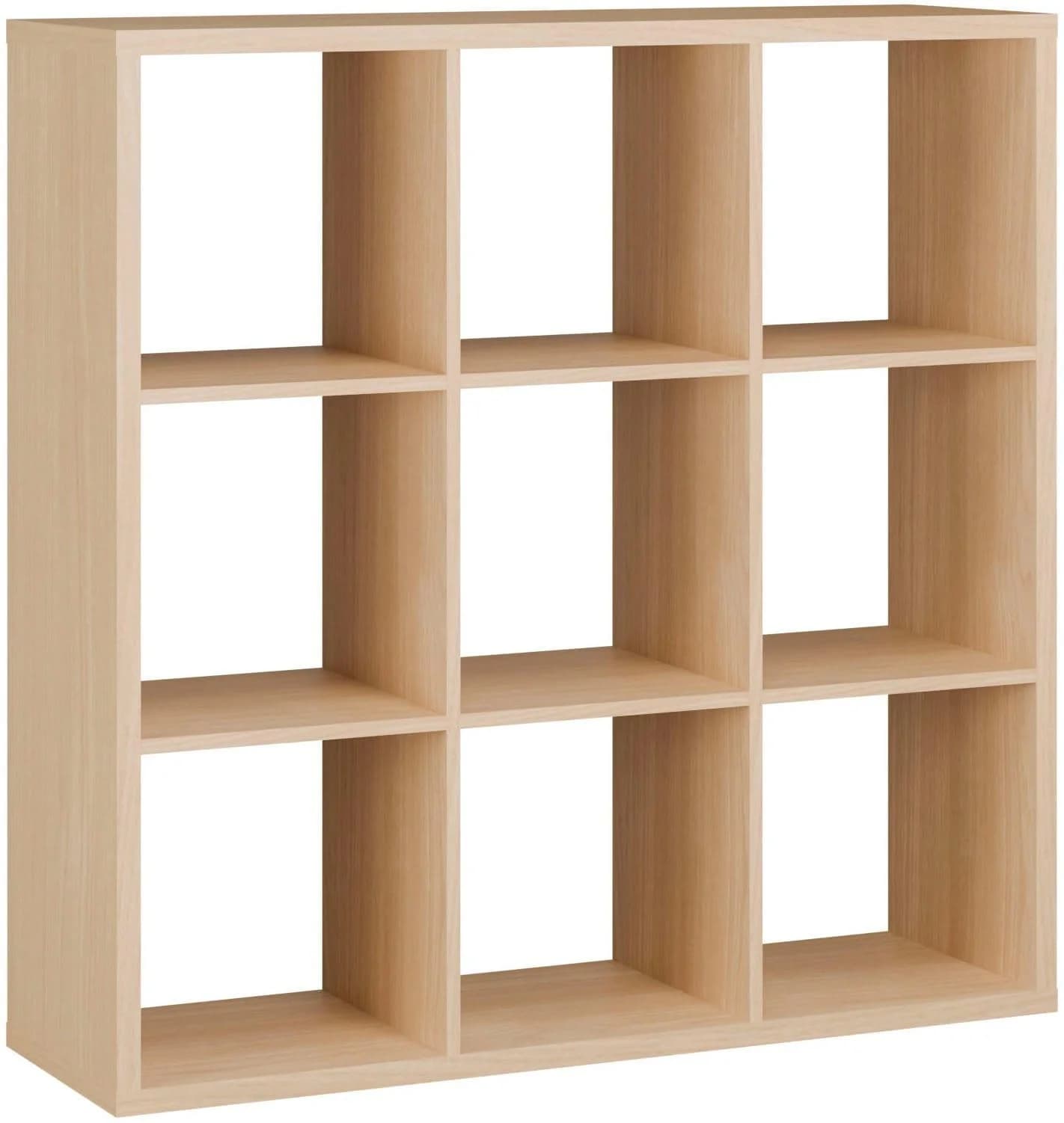 FORTE Standregal Mauro Eiche 4 Fächer Holzwerkstoff