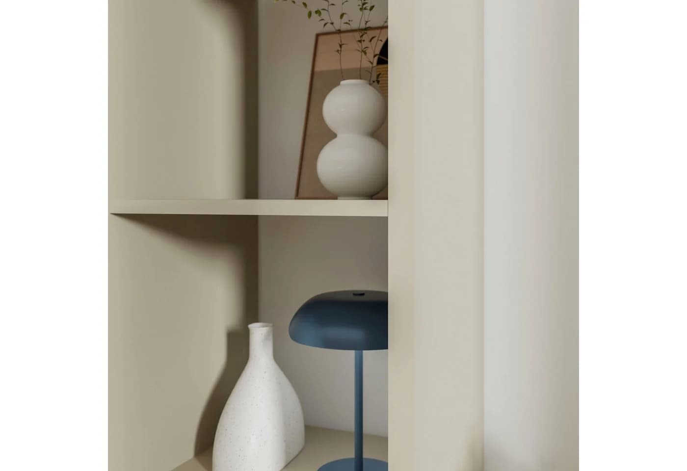 FORTE Standregal Mauro Taupe 4 Fächer FSC®-zertifiziert - Bild 5