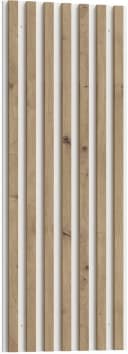 FORTE Wandregal Wandpaneel Weiß Artisan Eiche Modern Bild 2