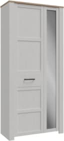 Garderobenschrank FORTE mit Spiegel und Soft Close Funktion Bild 2