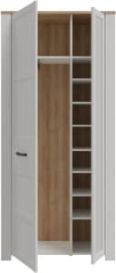 Garderobenschrank FORTE mit Spiegel und Soft Close Funktion Bild 5