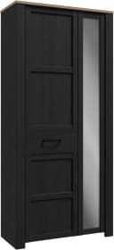 Garderobenschrank FORTE mit Spiegel und Soft Close Eiche Bild 2
