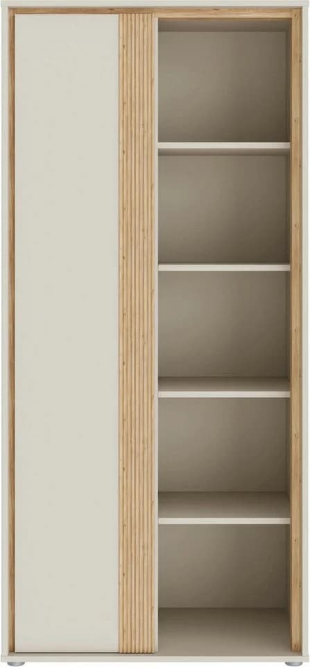 Mehrzweckregal FORTE beige Mauvella Eiche Sand 76x165x50 cm - Bild 3