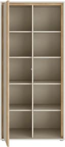 Mehrzweckregal FORTE beige Mauvella Eiche Sand 76x165x50 cm Bild 4