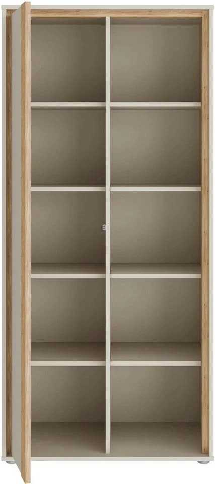 Mehrzweckregal FORTE beige Mauvella Eiche Sand 76x165x50 cm - Bild 4