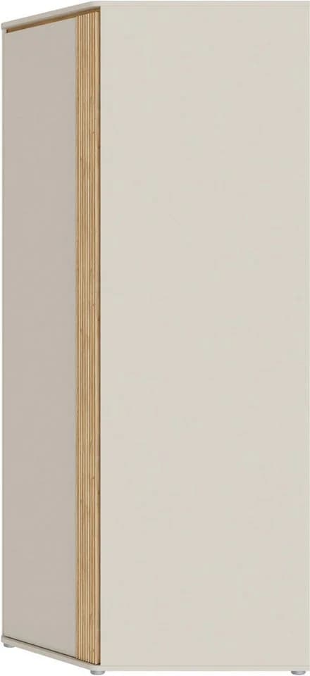 Eckkleiderschrank FORTE Sand/Mauvella Eiche Push-to-open - Bild 5