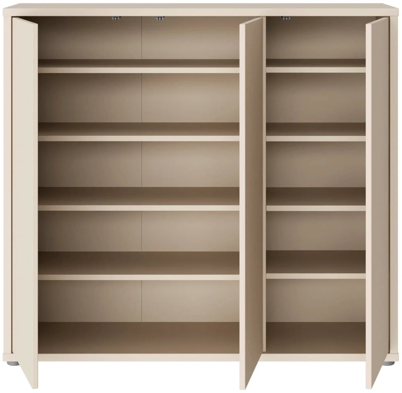 FORTE Schuhschrank Alice Springs Sand 3 Türen Push-to-open - Bild 3