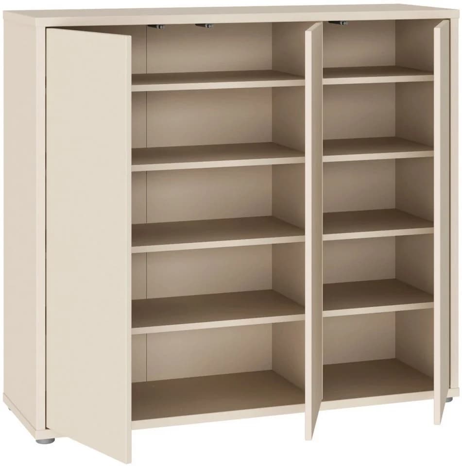 FORTE Schuhschrank Alice Springs Sand 3 Türen Push-to-open - Bild 4