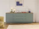 FORTE Sideboard Salbei Mauvella Eiche Moderner Stauraum Bild 2