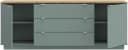 FORTE Sideboard Salbei Mauvella Eiche Moderner Stauraum Bild 3