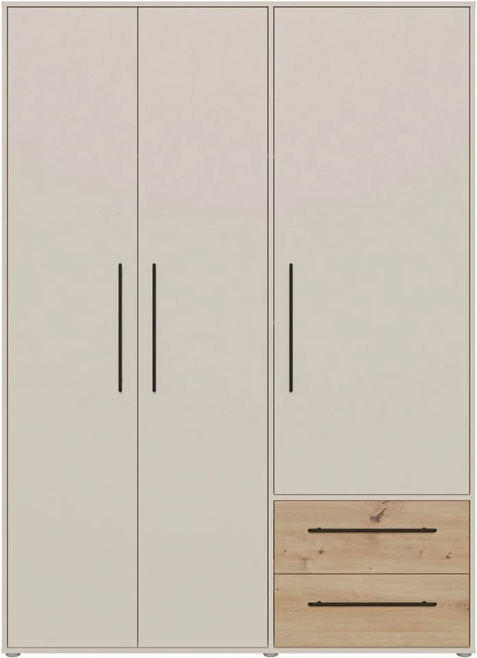 Ds Produkt Drehtürenschrank Mokkaris Sand/Artisan Eiche - Bild 3
