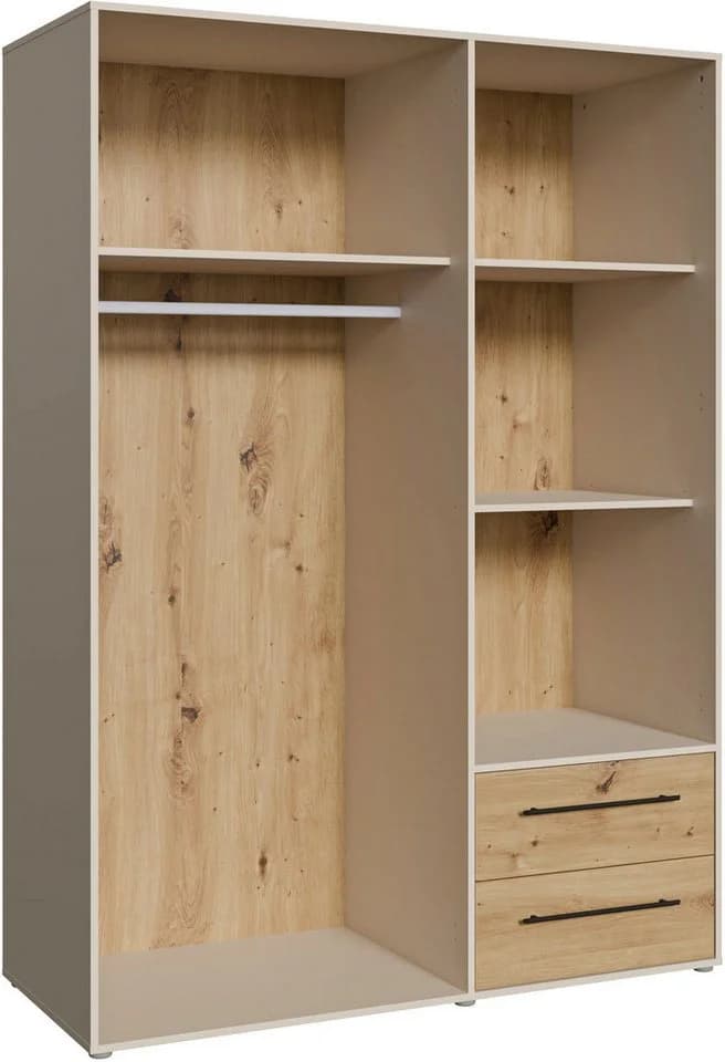 Ds Produkt Drehtürenschrank Mokkaris Sand/Artisan Eiche - Bild 5