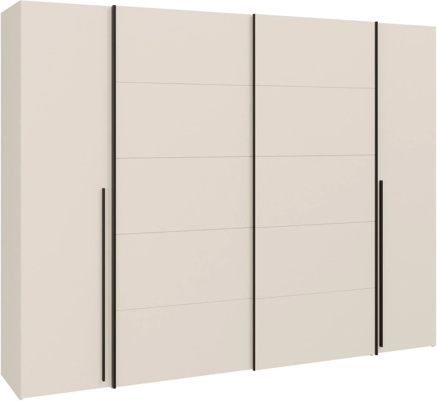 FORTE Dreh-/Schwebetürenschrank Narago Beige Schwebetüren - Bild 2