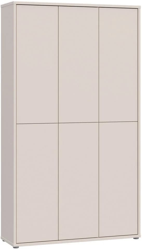 FORTE Schuhschrank Alice Springs Sand 16 Böden Push-to-Open