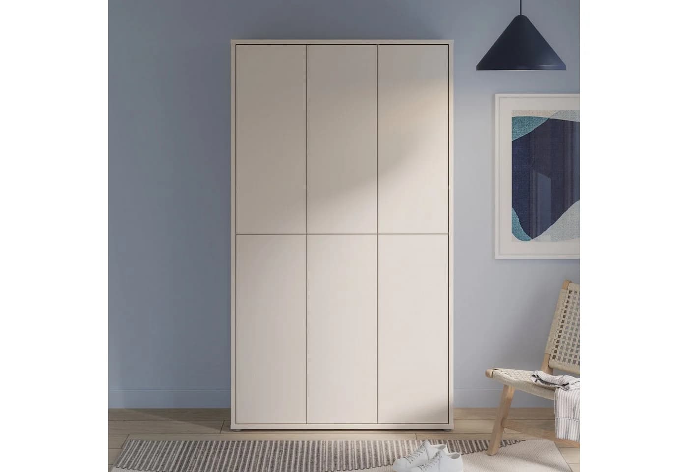 FORTE Schuhschrank Alice Springs Sand 16 Böden Push-to-Open - Bild 2