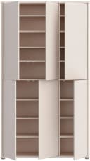 FORTE Schuhschrank Alice Springs Sand 16 Böden Push-to-Open Bild 3
