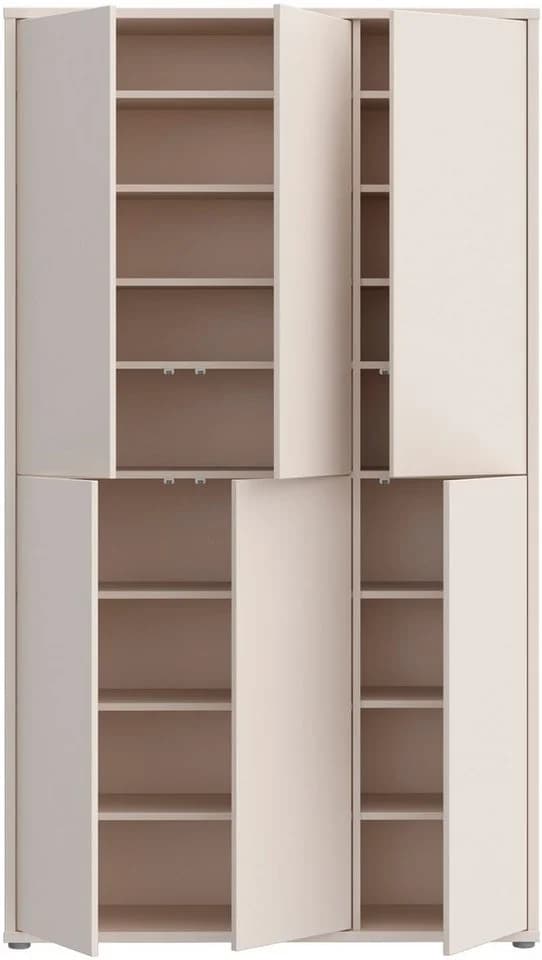 FORTE Schuhschrank Alice Springs Sand 16 Böden Push-to-Open - Bild 3