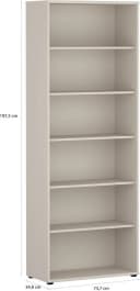 FORTE Tempra Regal Sand Büro Regal Standregal Bild 3