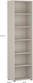 FORTE Bücherregal Tempra Sand Bild 3