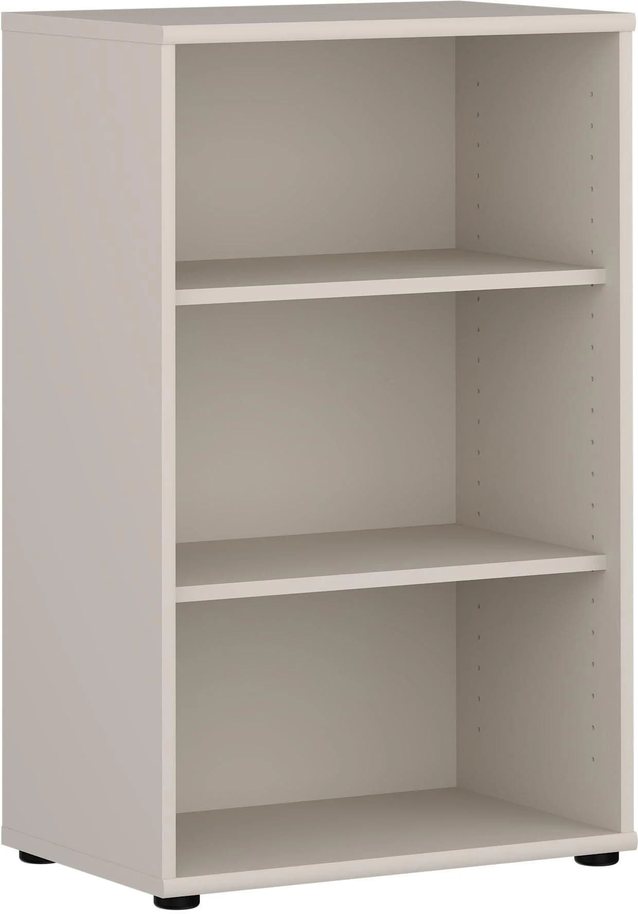 FORTE Bücherregal Tempra Sand FSC-zertifizierter Holzwerkstoff