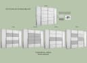 FORTE Kleiderschrank Narago Eiche Grau Modern Bild 3