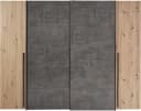 FORTE Kleiderschrank Narago Eiche Grau Modern Bild 5