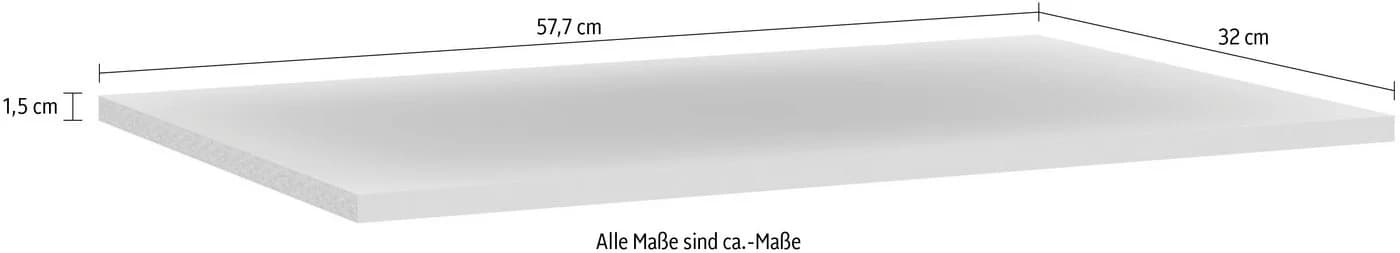 FORTE Einlegeboden 3-er Set Grau FSC Holzwerkstoff - Bild 3