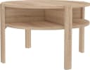FORTE Beistelltisch Tobago Braun Runder Couchtisch mit Stauraum Bild 3