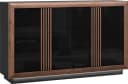 FORTE Sideboard Savona Schwarz Hochglanz mit LED-Beleuchtung Bild 1