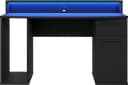 FORTE Gamingtisch Ayo Schwarz mit LED-RGB Beleuchtung Bild 1