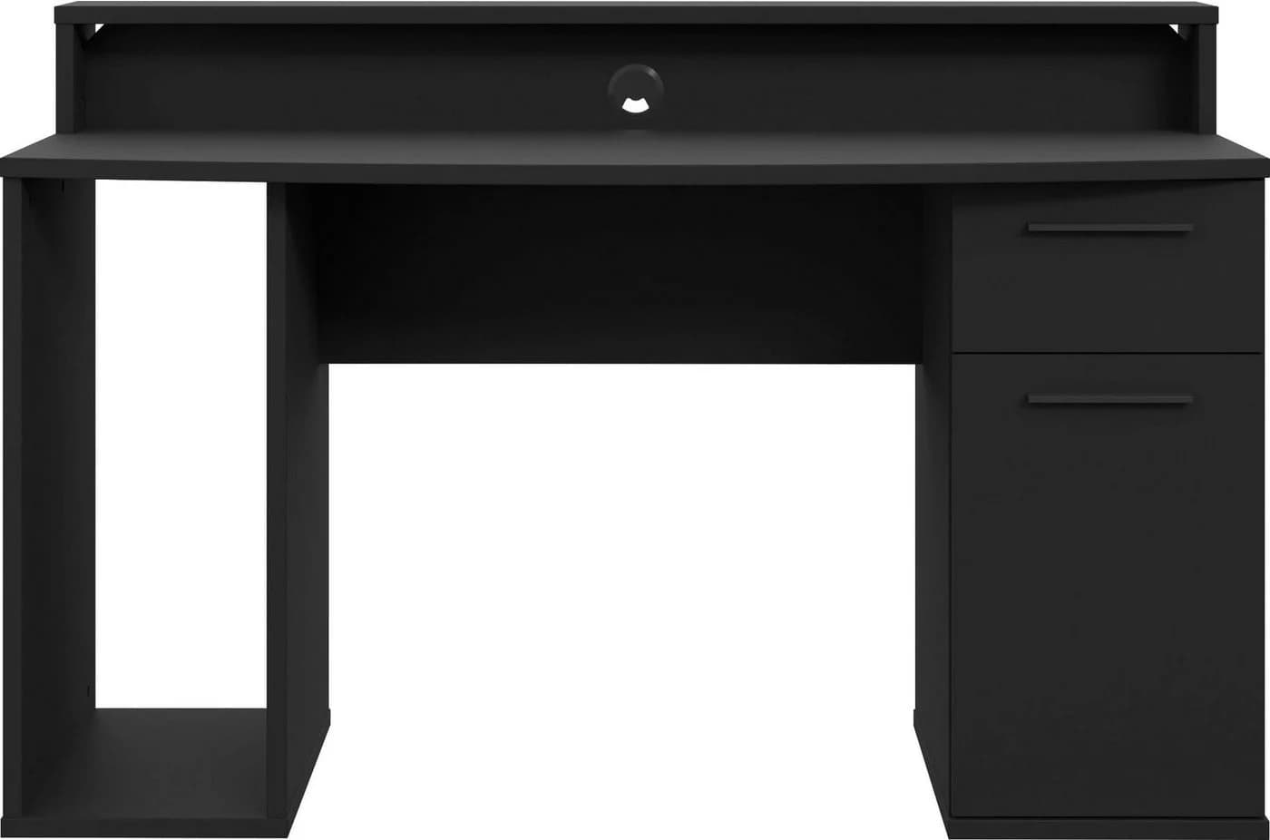 FORTE Gamingtisch Ayo Schwarz mit LED-RGB Beleuchtung - Bild 4
