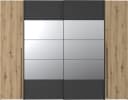 Kleiderschrank FORTE Rayong Schwarz Eiche FSC Bild 3