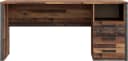 Schreibtisch FORTE Clif Grau Industriedesign mit Schubladen Bild 1