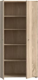 FORTE Schuhschrank Tempra 2 Türen Sonoma Eiche Bild 4