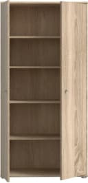 FORTE Schuhschrank Tempra 2 Türen Sonoma Eiche Bild 5