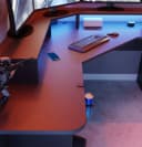FORTE Gamingtisch Tezaur mit RGB-Beleuchtung Schwarz Bild 5