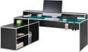 FORTE Gamingtisch Tezaur Schwarz mit RGB-Beleuchtung Bild 4