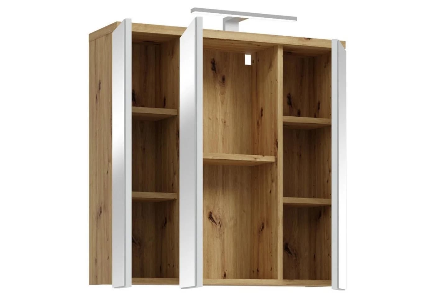 FORTE Badezimmerspiegelschrank Artisan Eiche LED-Beleuchtung - Bild 4