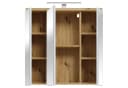 FORTE Badezimmerspiegelschrank Artisan Eiche LED-Beleuchtung Bild 5