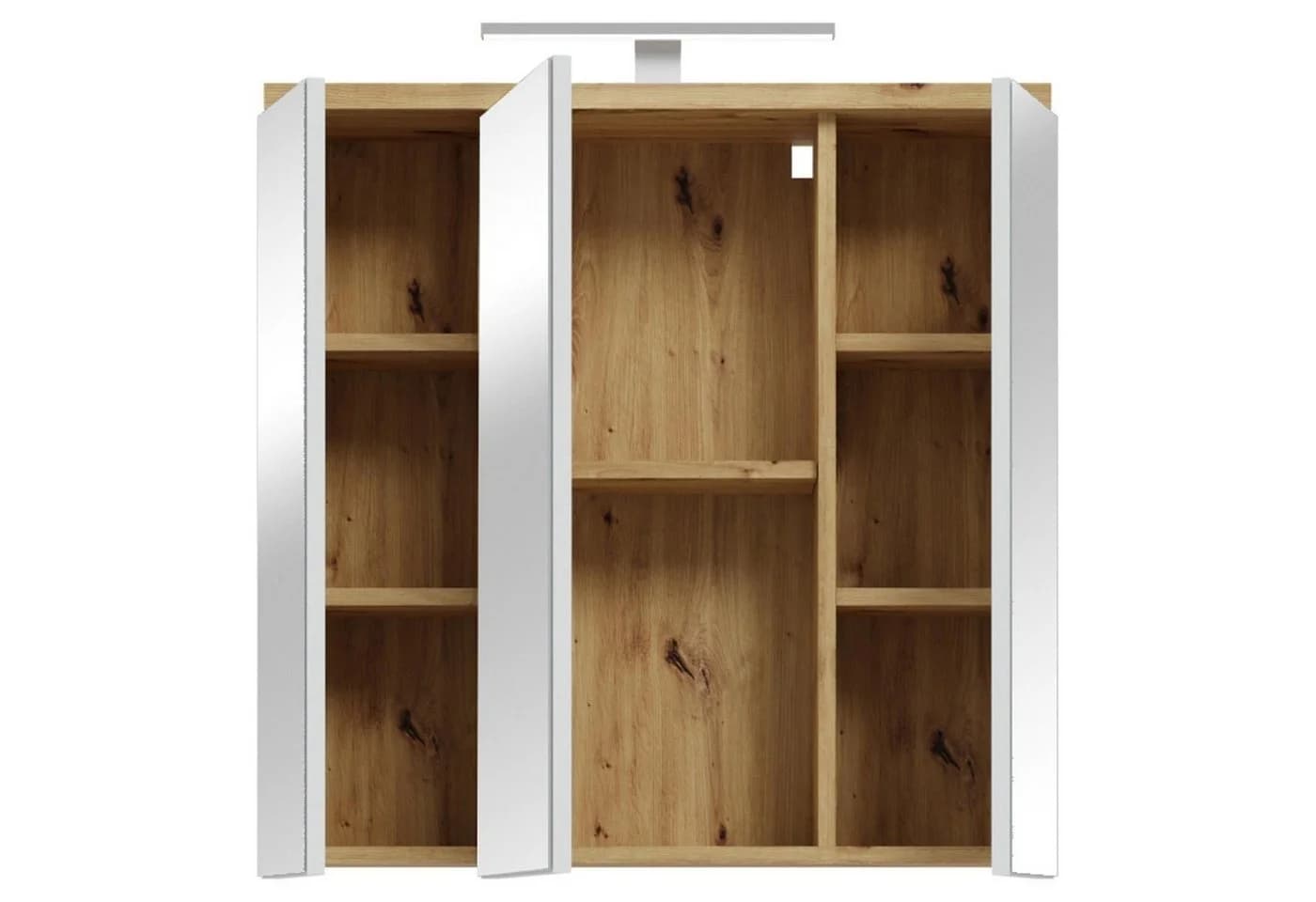 FORTE Badezimmerspiegelschrank Artisan Eiche LED-Beleuchtung - Bild 5