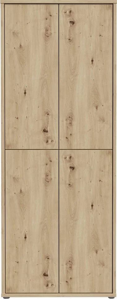 FORTE Schuhschrank Alice Springs 4 Türen Braun Holzwerkstoff - Bild 3